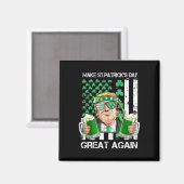 Maak St. Patrick's Day weer geweldig, grappige Tru Magneet (Voorkant / Achterkant)
