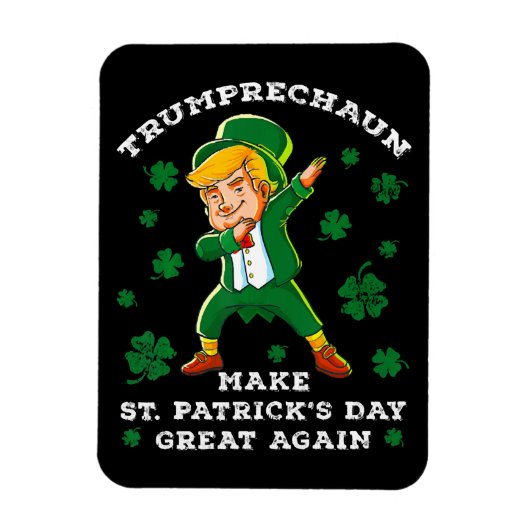 Maak St. Patrick's Day weer geweldig grappige Trum Magneet (Verticaal)