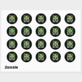 Maak St. Patrick's Day weer geweldig Grappige Trum Ronde Sticker (Vel)