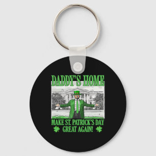 Maak St. Patricks Day weer geweldig, grappige Trum Sleutelhanger