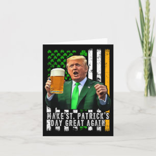 Maak St Patrick's Day weer geweldig Iers-Amerikaan Kaart