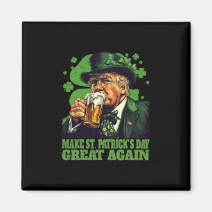 Maak St. Patrick's Day weer geweldig Ierse klaver  Magneet