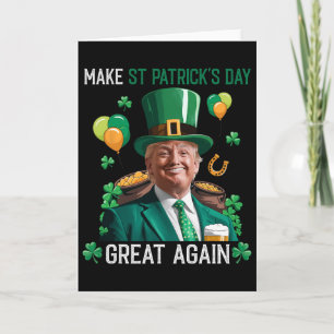 Maak St. Patrick's Day weer geweldig Ierse Leprech Kaart