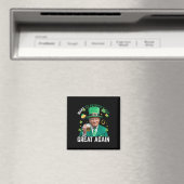 Maak St. Patrick's Day weer geweldig Ierse Leprech Magneet (Insitu (Vaatwasser))