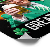 Maak St. Patrick's Day weer geweldig Ierse Leprech Poster (Hoek)