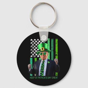 Maak St Patrick's Day weer geweldig Irish American Sleutelhanger