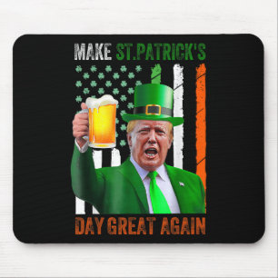 Maak St Patrick's Day weer geweldig Shamrock Trump Muismat