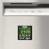 Maak St Patrick's Day weer geweldig Trump Dancing  Magneet (Insitu (Vaatwasser))