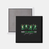 Maak St Patrick's Day weer geweldig Trump Dancing Magneet (Voorkant / Achterkant)