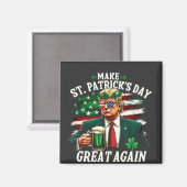 Maak St. Patrick's Day weer geweldig Trump Magneet (Voorkant / Achterkant)