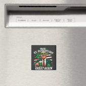 Maak St. Patrick's Day weer geweldig Trump Magneet (Insitu (Vaatwasser))