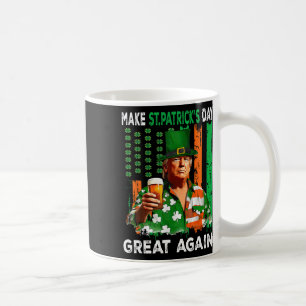 Maak St. Patrick's Day weer groot, grappige Trump Koffiemok