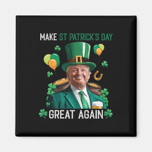 Maak St. Patrick's Day weer groot Ierse Leprechaun Magneet