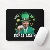 Maak St. Patrick's Day weer groot Ierse Leprechaun Muismat (Met muis)
