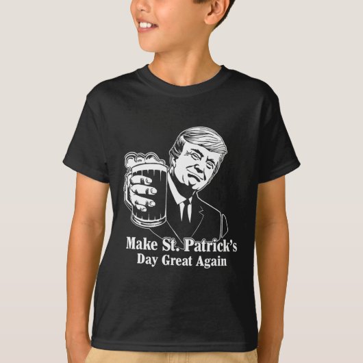Maak St. Patrick's Day weer groot Ierse Leprechaun T-shirt (Voorkant)