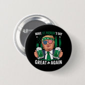 Maak St. Patrick's Day weer groot Ierse Trump Ronde Button 5,7 Cm (Voorkant /achterkant)