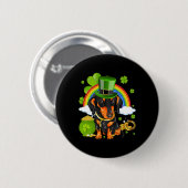 Maak St. Patricksdag weer groot, grappige dasjmoha Ronde Button 5,7 Cm (Voorkant /achterkant)