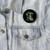 Maak St. Patricksdag weer groot Trump Amerika Pat Ronde Button 5,7 Cm (In situ)
