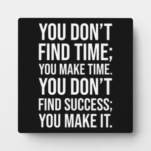 Maak succes - Hustle Grind Motivatie Fotoplaat