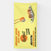 Maak Sushi Bar Restaurant Reclame Groot Spandoek (Verticaal)