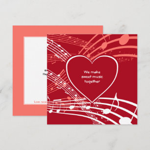 MAAK SWEET MUSIC   Heart Musical Notes   VALENTIJN