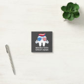 Maak tanden weer groot 4 juli tandheelkundige post-it® notes (Kantoor)