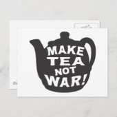 Maak Tea geen oorlog! Briefkaart (Voorkant / Achterkant)