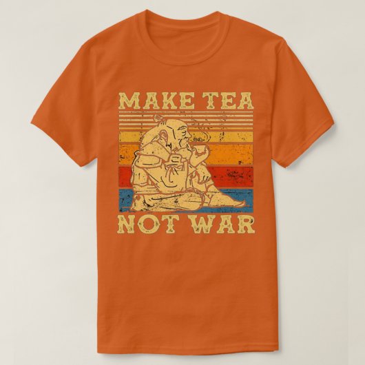 Maak Tea niet oorlog 5 T-shirt (Design voorkant)