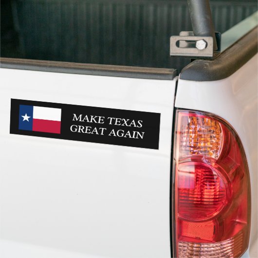 MAAK TEXAS NOGMAALS GREAT IN grappige autobumper s Bumpersticker (Op Truck)