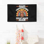 Maak Thanksgiving Groot Again Trump Turkije 2024 Spandoek (Insitu)
