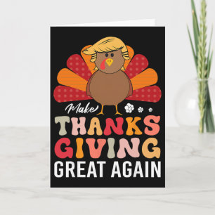 Maak Thanksgiving Groot Again Trump Turkije Grappi Kaart