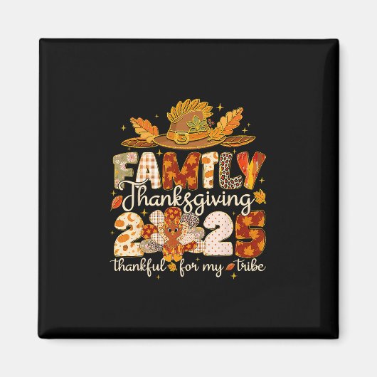 Maak Thanksgiving Groot Again Trump Turkije Grappi Magneet (Voorkant)