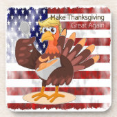 Maak Thanksgiving weer geweldig Bier Onderzetter (Voorkant)