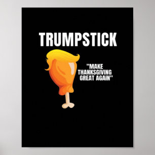 Maak Thanksgiving weer geweldig Grappig Donald Tru Poster