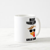 Maak Thanksgiving weer geweldig, Grappig Turkije G Koffiemok (Voorkant rechts)