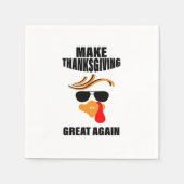 Maak Thanksgiving weer geweldig, Grappig Turkije G Servet (Voorkant)