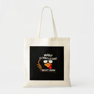 Maak Thanksgiving weer geweldig, Grappig Turkije M Tote Bag