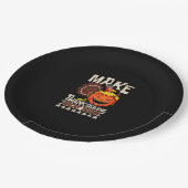 Maak Thanksgiving weer geweldig Grappig Turkije Tr Papieren Bordje (Gekanteld)