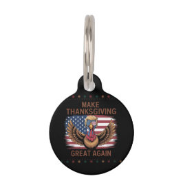 Maak Thanksgiving weer geweldig, grappige Trump Tu Huisdierpenning