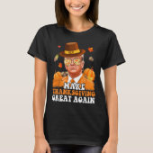 Maak Thanksgiving weer geweldig Herfst Herfst Herf T-shirt (Voorkant)