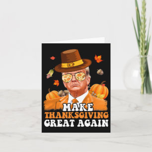 Maak Thanksgiving weer geweldig Herfst Herfstblade Kaart