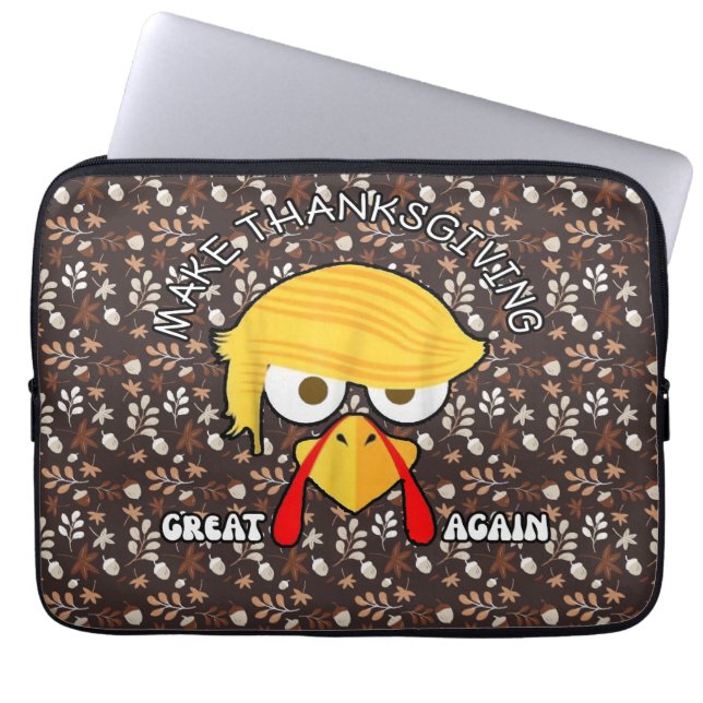 Maak Thanksgiving weer geweldig Laptop Sleeve (Voorkant)