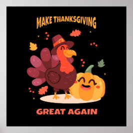 Maak Thanksgiving weer geweldig Poster