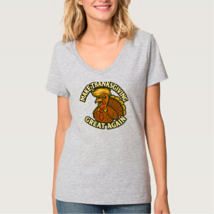 Maak Thanksgiving weer geweldig - Retro Turkije Sa T-shirt
