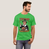 Maak Thanksgiving weer geweldig  Trump-Bedankt T-shirt (Voorkant volledig)