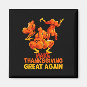 Maak Thanksgiving weer geweldig Trump Turkije Grap Magneet