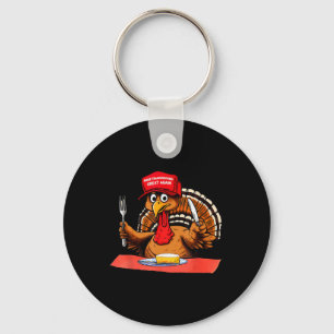 Maak Thanksgiving weer geweldig Trump Turkije Trum Sleutelhanger