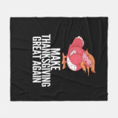 Maak Thanksgiving weer geweldig Trumpkin - Basic P Fleece Deken (Voorkant (Horizontaal))