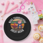 Maak Thanksgiving weer geweldig Trumpkin - Funny T Papieren Bordje (Feest)