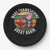 Maak Thanksgiving weer geweldig Trumpkin - Funny T Papieren Bordje (Voorkant)